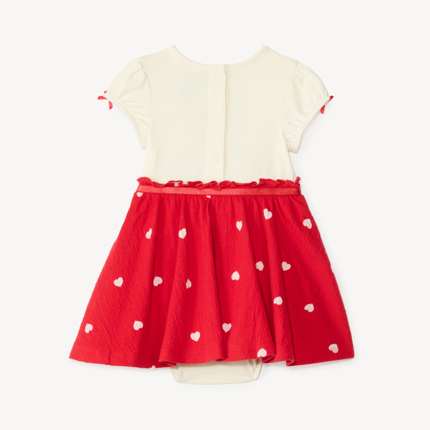 Vestido 2 en 1 de manga corta de Minnie Disney para niña bebé 