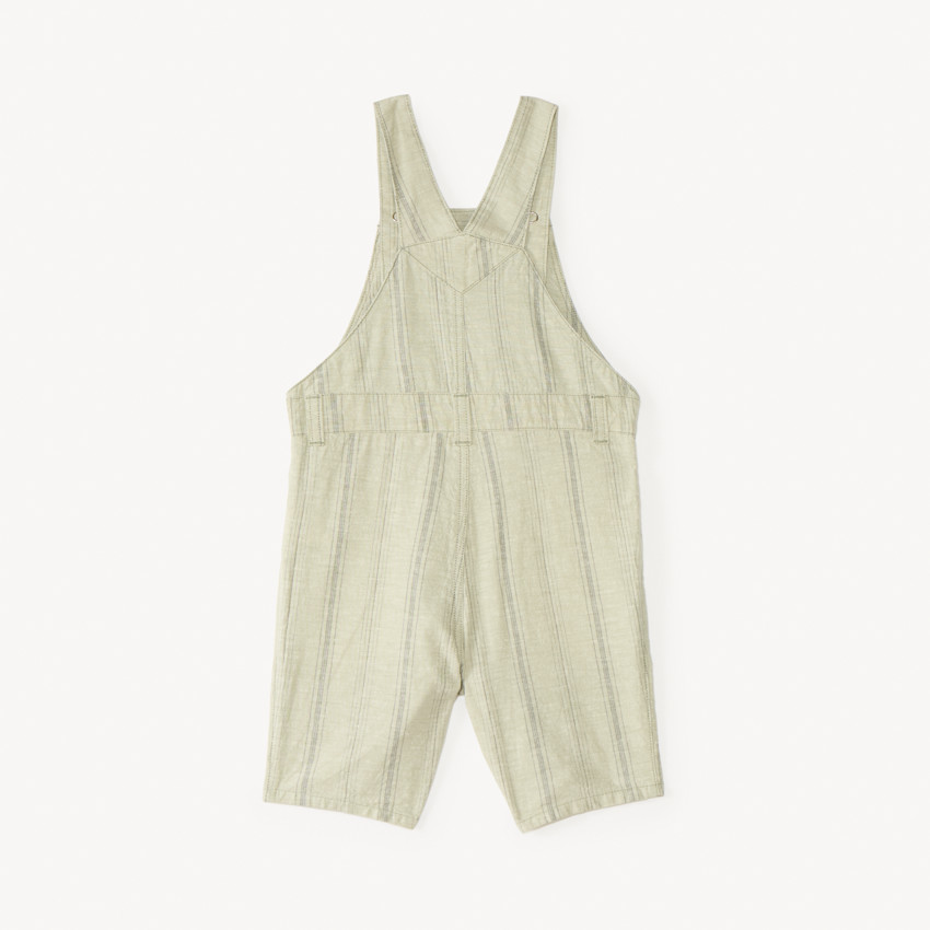 Pantalón corto de tela a rayas para bebé niño 