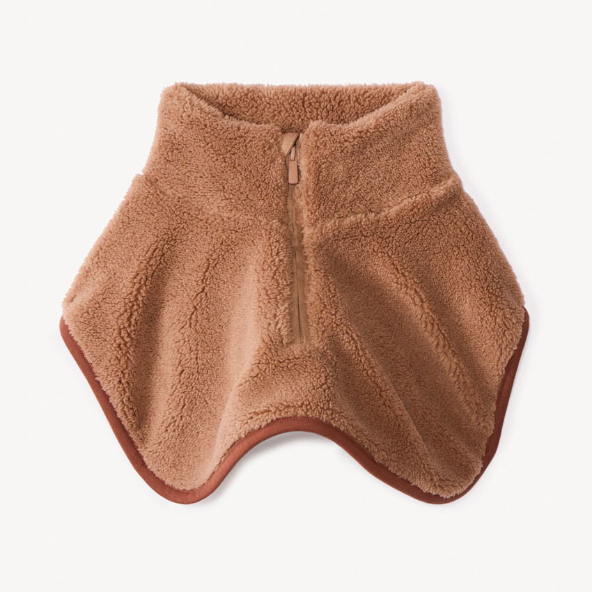 Cachecuellos de sherpa con cremallera para niño. 