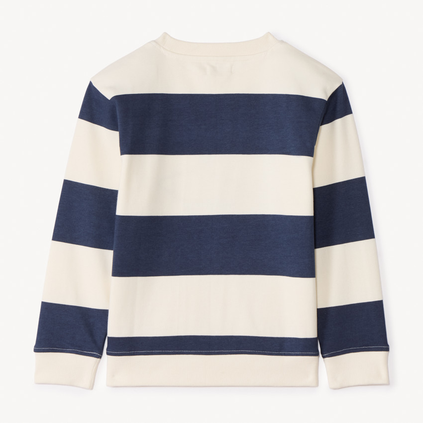 Sudadera de felpa con tiburón bordado para niño 