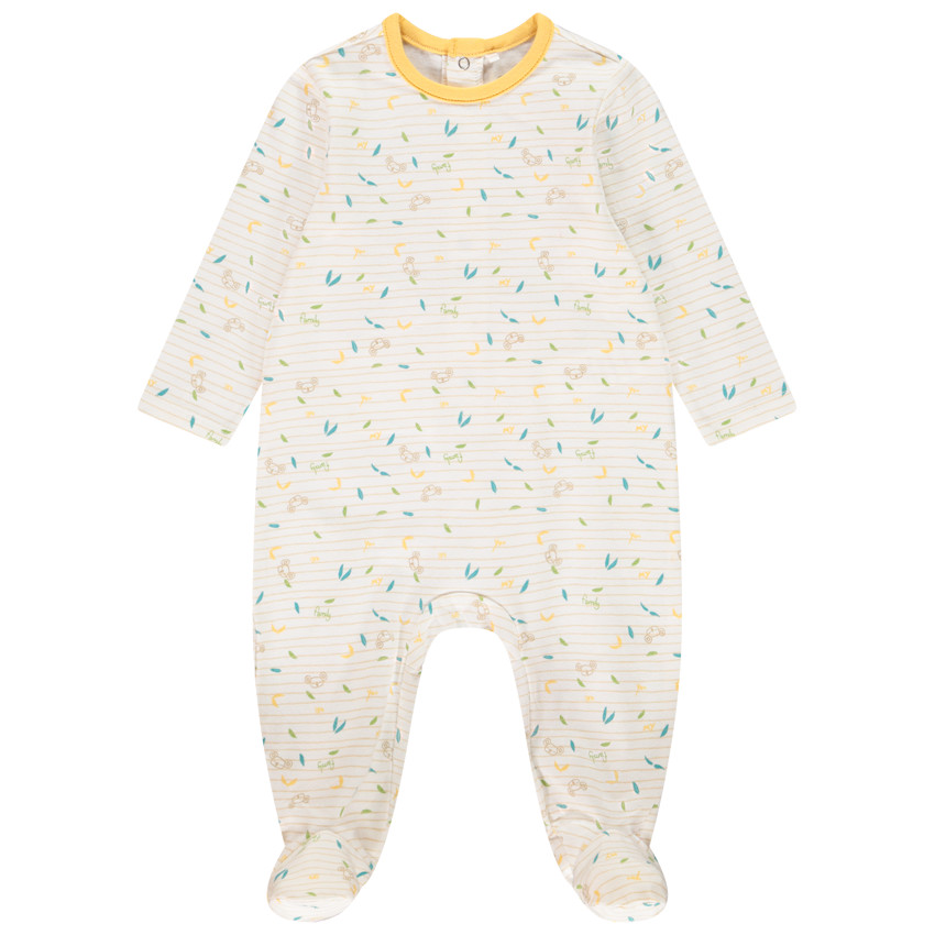 Pelele rayas y motivo fantasía 