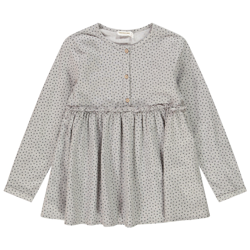 Túnica manga larga estampado estrellas all-over 