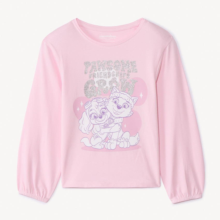 T-shirt manches longues pailleté Pat'Patrouille pour fille 