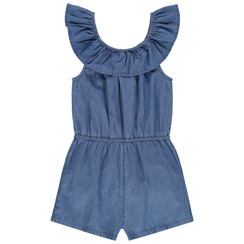 Mono corto efecto vaquero con espaldas al aire 