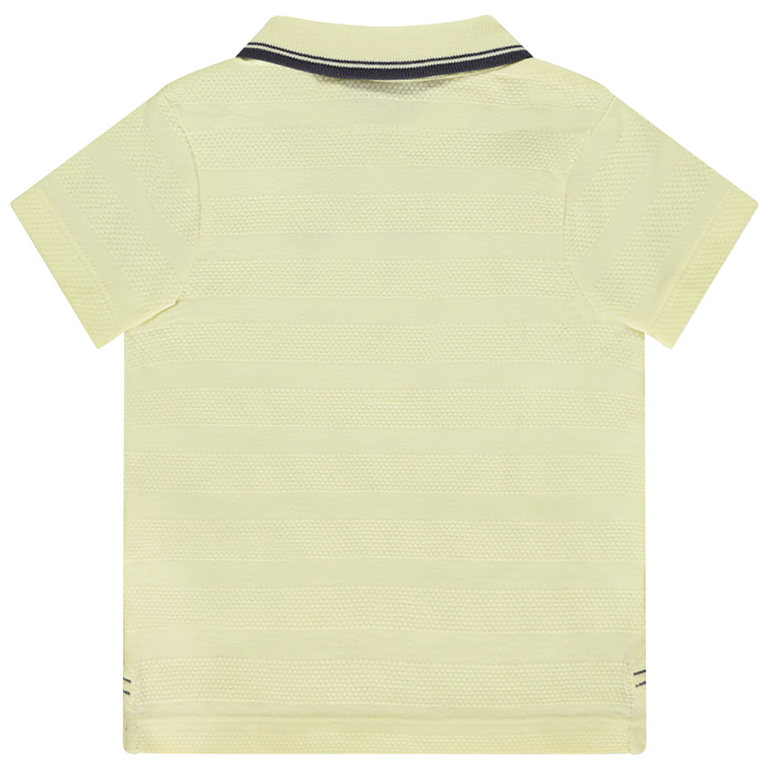 Polo de manga corta con bordado fantasía para bebé niño 