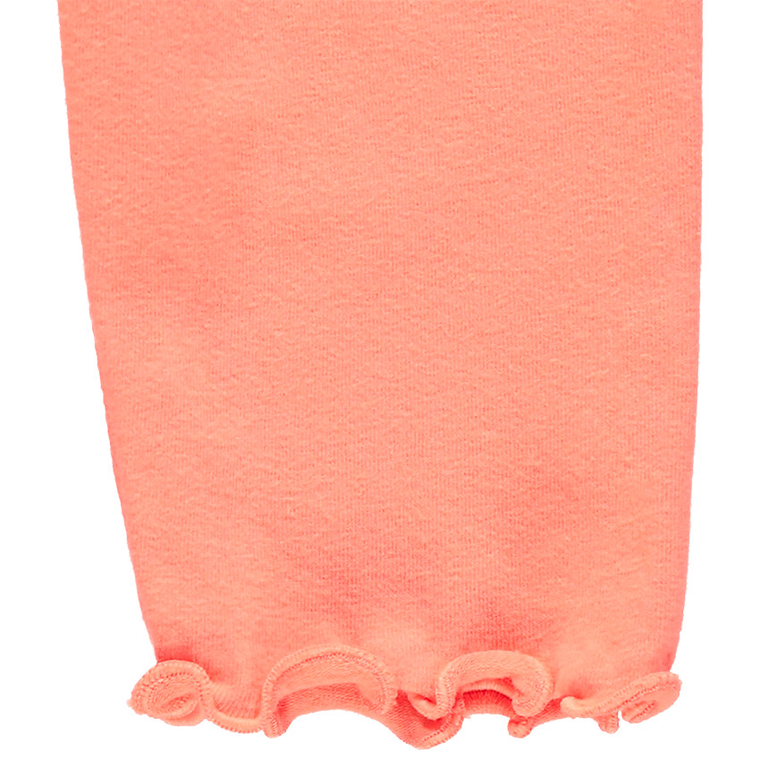 Conjunto de blusa con estampado de fresa y leggings cortos 