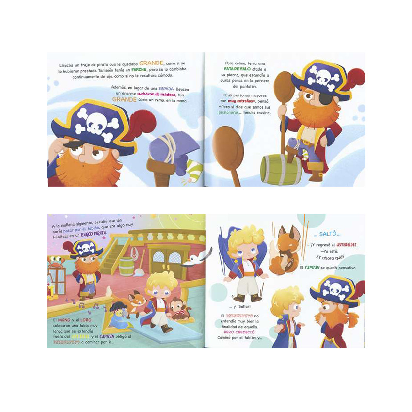 Libro El Principito. Un pirata desastroso +4 años 