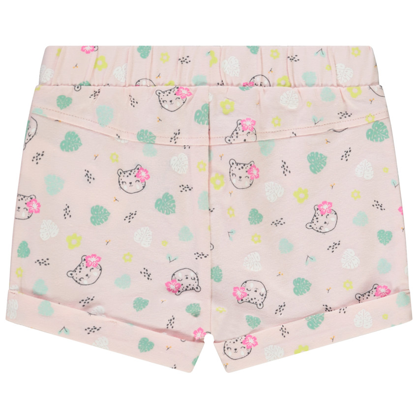 Pack de 2 shorts de jersey para bebé niña 