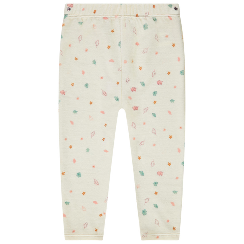 Pijama de 2 piezas de terciopelo para bebé niña 