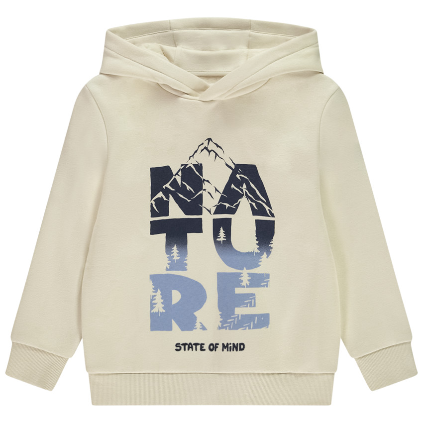 Sudadera con capucha y estampado divertido para niño 