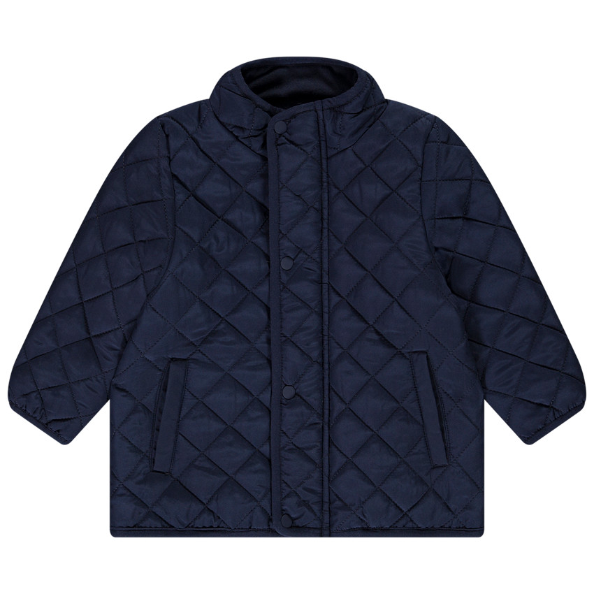 Chaqueta acolchada impermeable con forro de jersey para bebé niño 