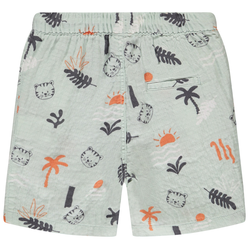 Bermuda estampada tigres para bebé niño 