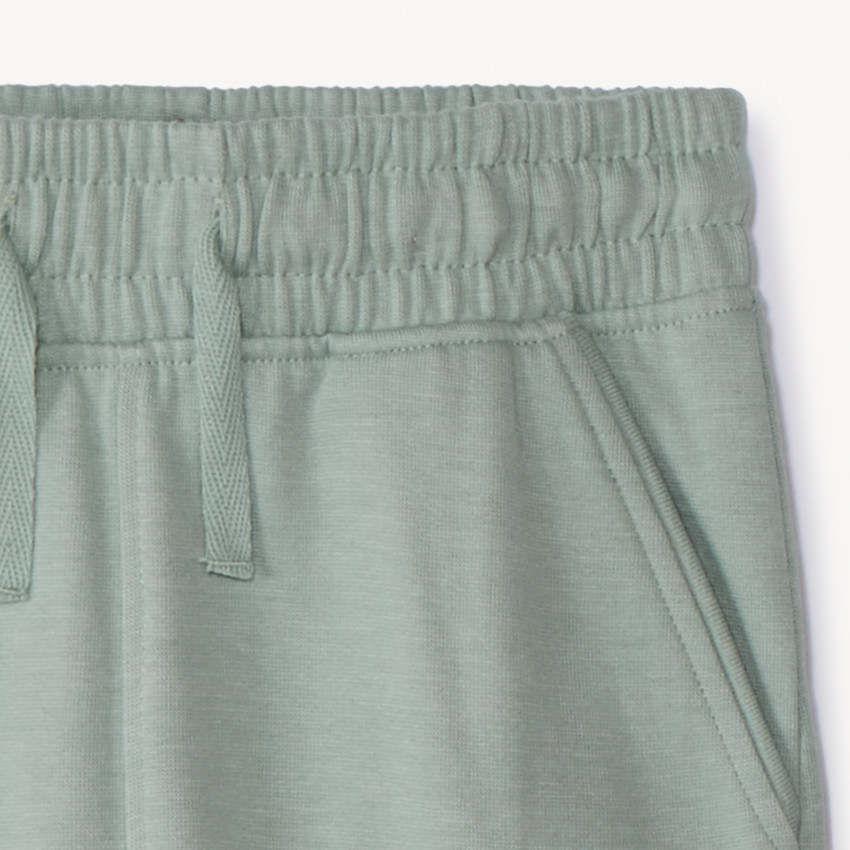 Pantalón jogging de felpa liso para niña 