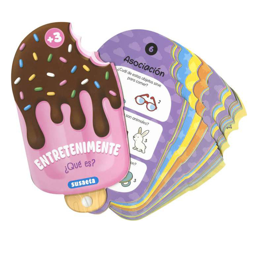 Libro de preguntas y respuestas colección Entretenimente (título aleatorio) +3/4 años 