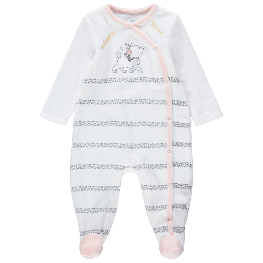 Juego de 2 pijamas de terciopelo con dibujo de María de los Aristogatos Disney 