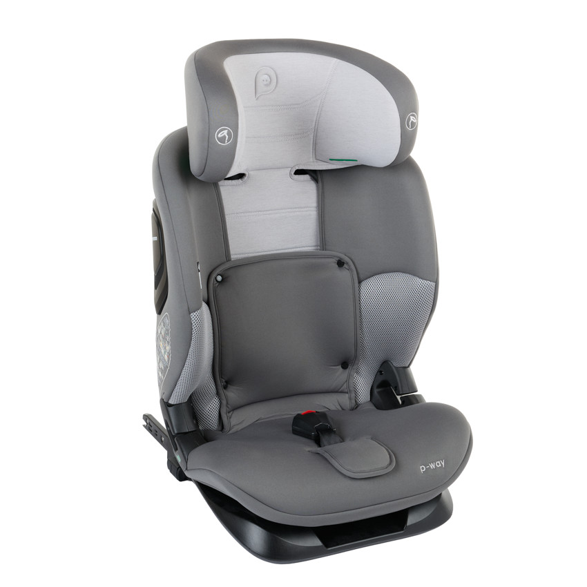 Silla de auto Isofix y i-Size 76-150 cm P-Way gris 