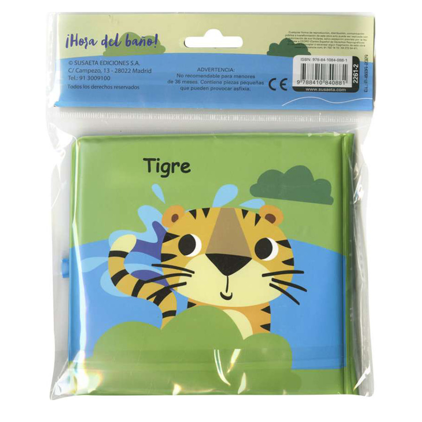 Libro para el baño Cocodrilo +1año 