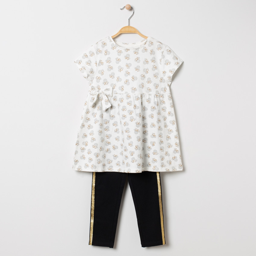 Ensemble avec tunique imprimée Minnie Disney et legging  Additional Ensemble avec tunique imprimée Minnie Disney et legging
