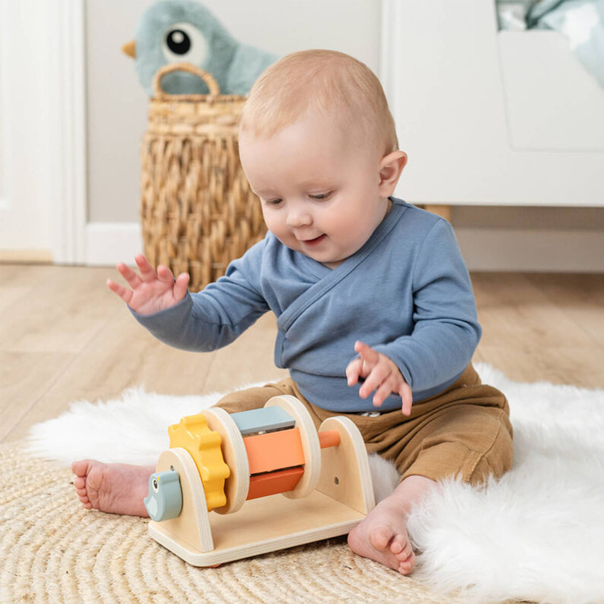 Juguete giratorio de estimulación con espejo Birdee 3M+ 