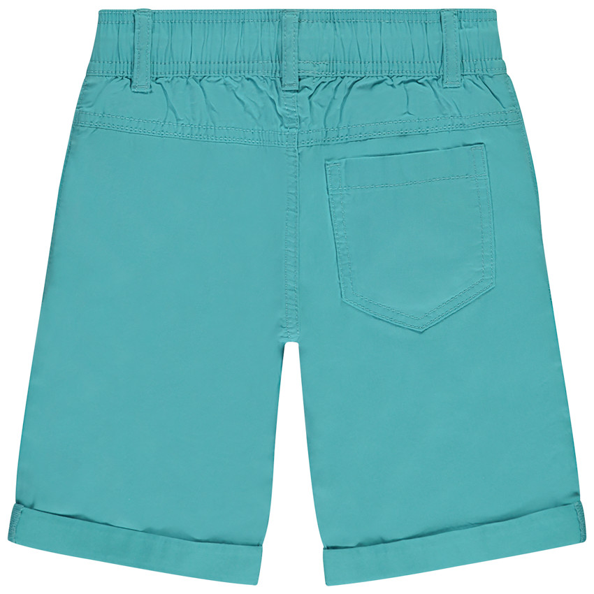 Bermuda liso de popelín para niño 