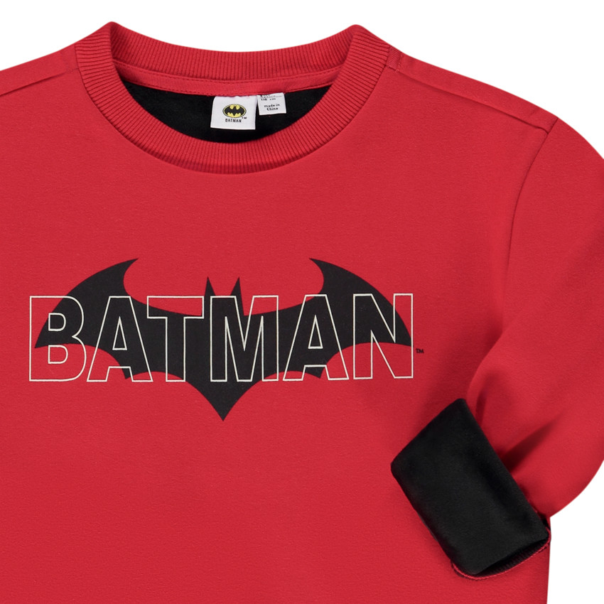 Sweat en molleton print Batman pour garçon 
