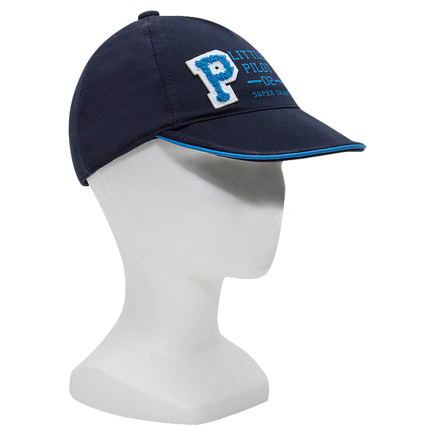 Visera de sarga con letras de parche 