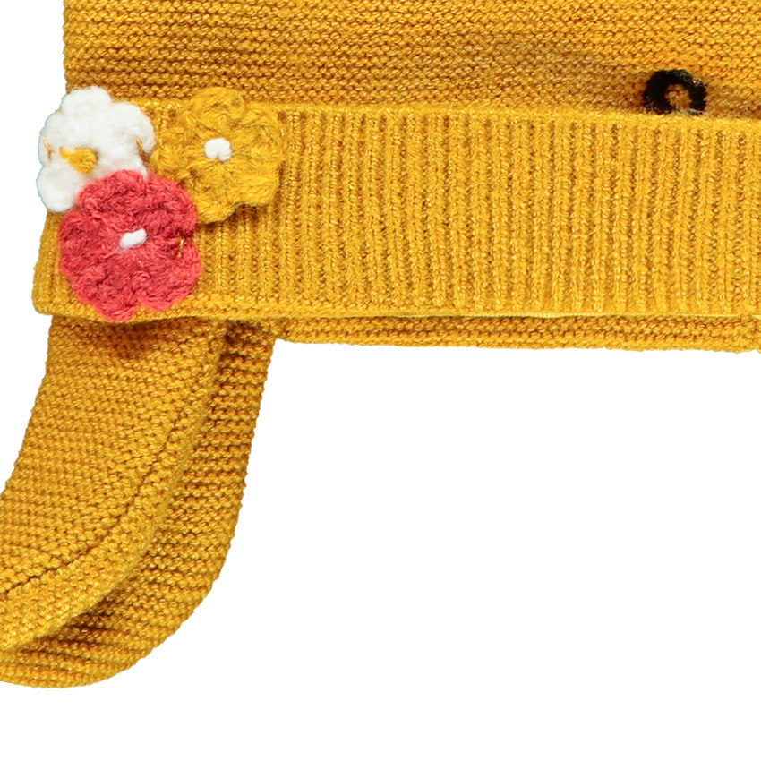 Gorro de punto con bordados para bebé niña  Additional Gorro de punto con bordados para bebé niña