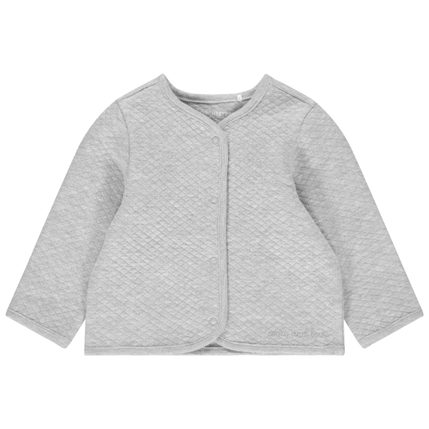 Chaqueta de felpa con cruces all over 