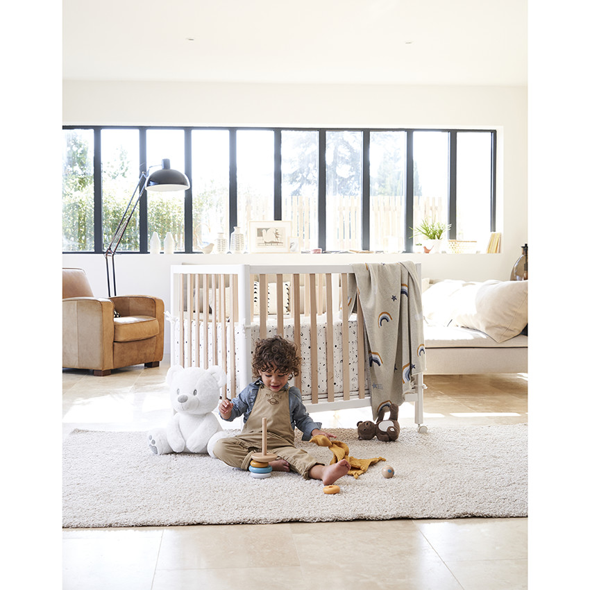 Parque de madera Tommy antracita 