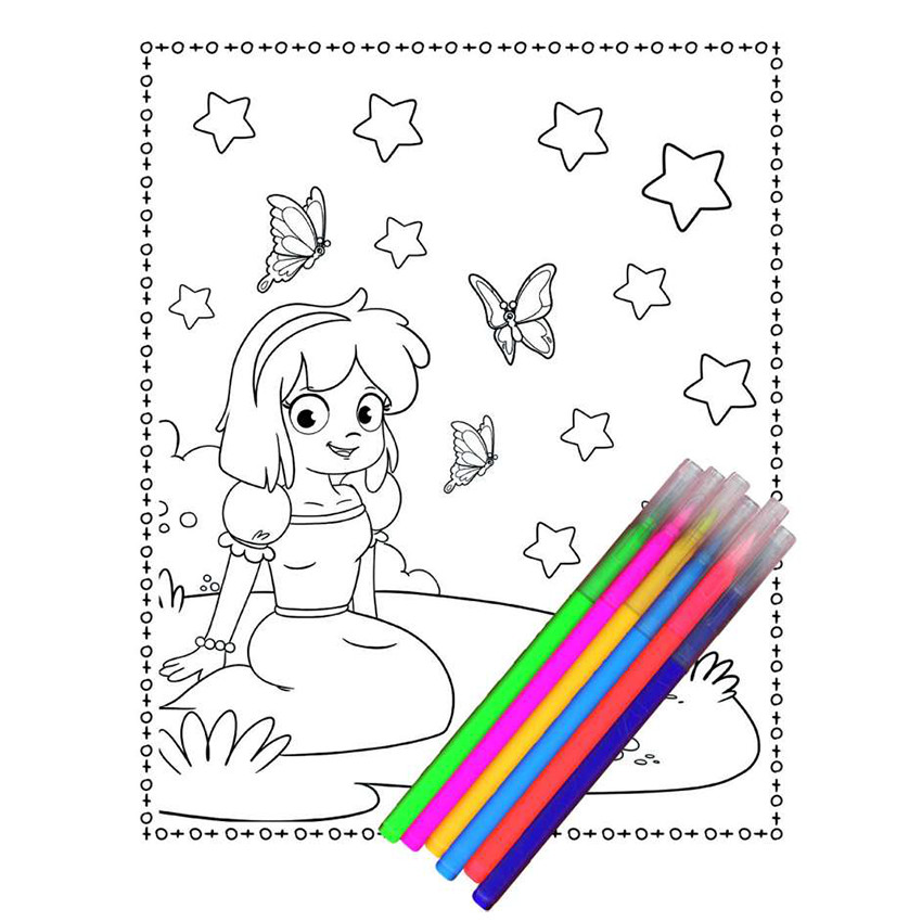 Libro para colorear Blancanieves +5 años 