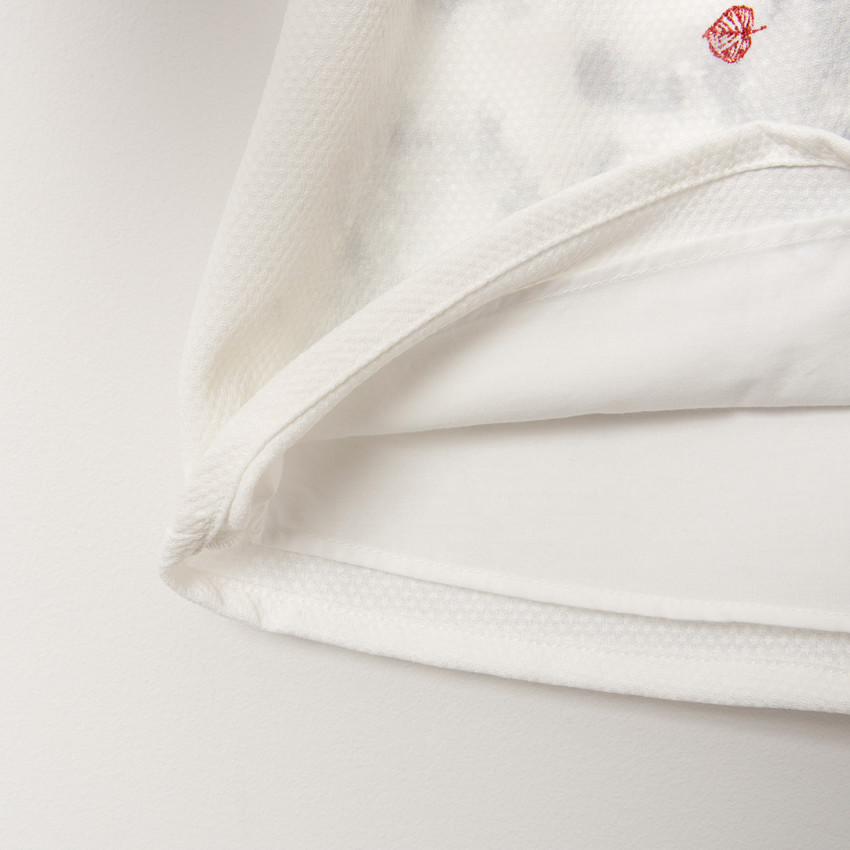 Robe manches longues bicolore à motifs fantaisie  Additional Robe manches longues bicolore à motifs fantaisie