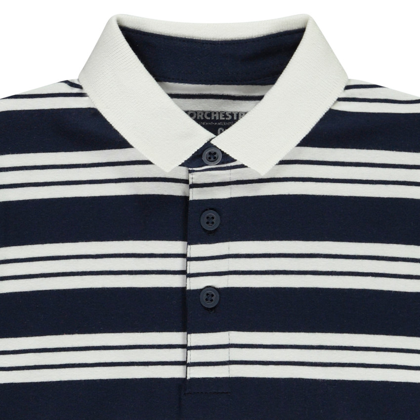 Polo manga corta rayas para niño 