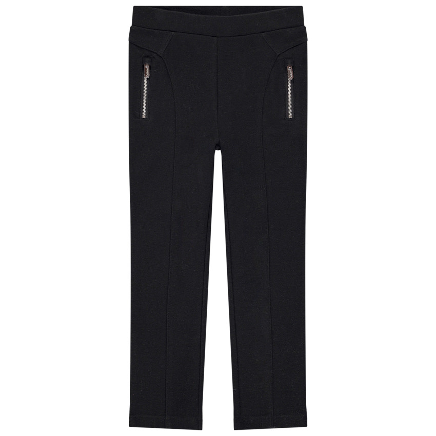 Jegging de punto Milano con cremallera para niña 