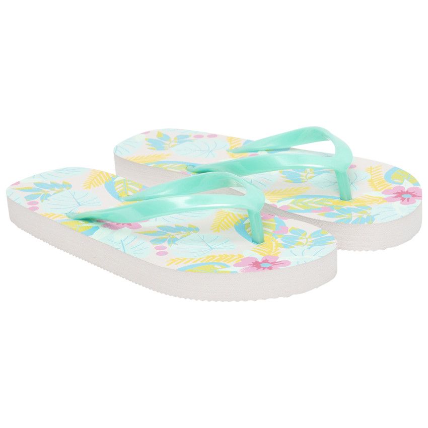 Tongs impresas de fantasía "all-over" para niña con tira según la edad 