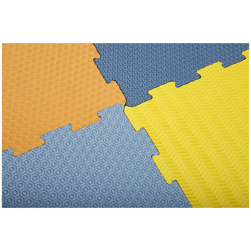 Alfombra de baldosas de espuma texturizada 90 x 90 cm 