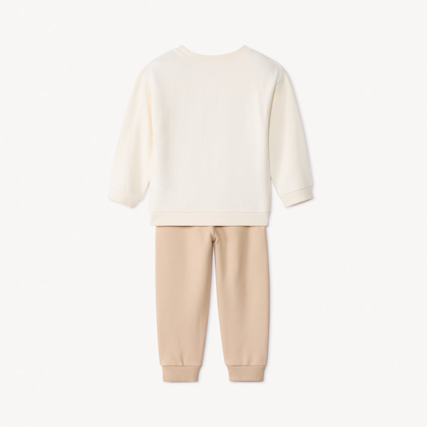 Ensemble sweat fantaisie + jogging pour bébé fille  