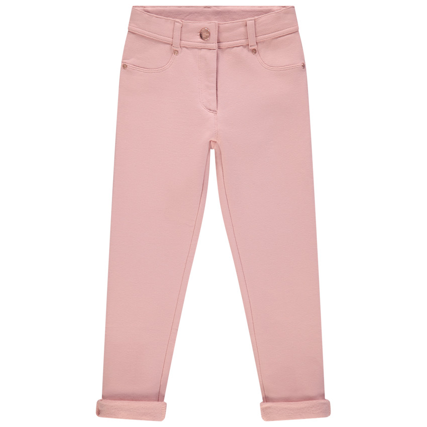 Jeggings de felpa con remaches metálicos niña 