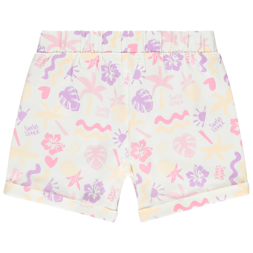 Pack de 2 shorts de fantasía con cintura elástica para niña  Additional Pack de 2 shorts de fantasía con cintura elástica para niña