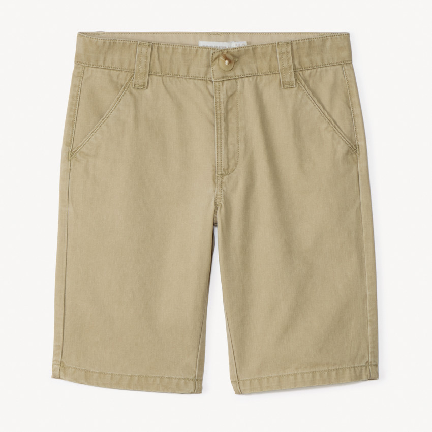 Bermuda liso de tela para niño 