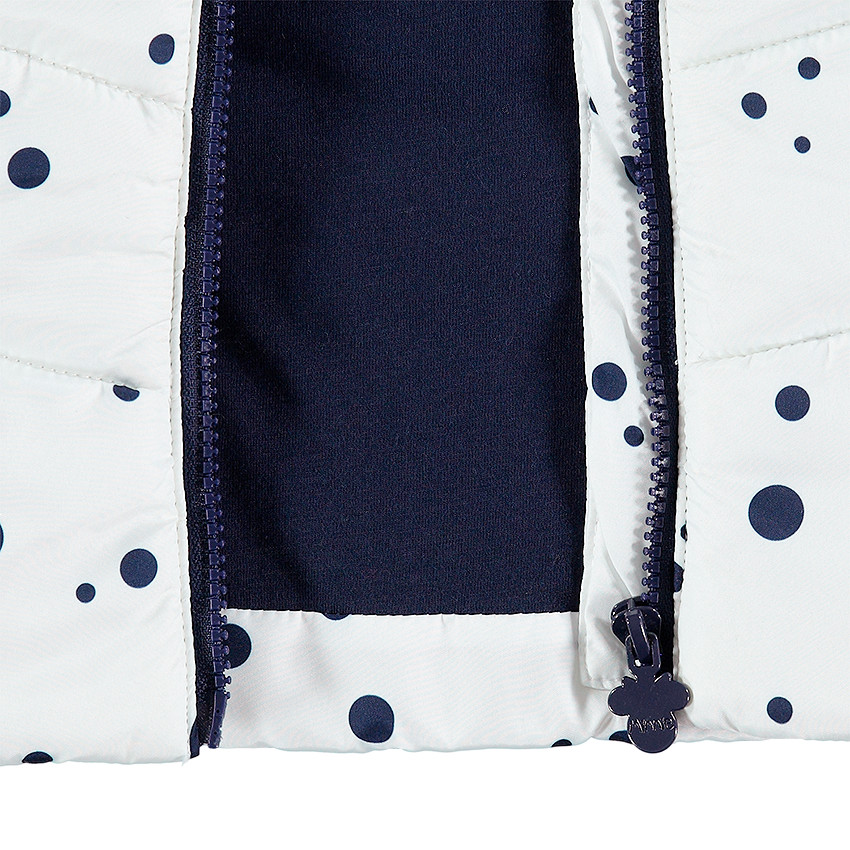 Chaleco anorak con forro de punto con lunares y orejas ©Disney Minnie 