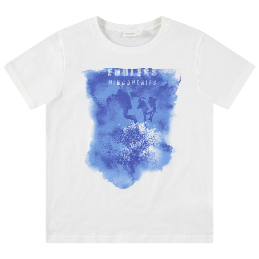 Júnior - Camiseta de manga corta de punto con estampado de fantasía  Additional Júnior - Camiseta de manga corta de punto con estampado de fantasía