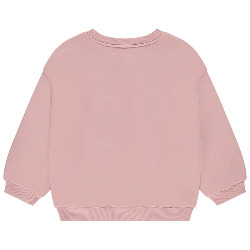 Sudadera de felpa con corazón bordado para bebé niña 