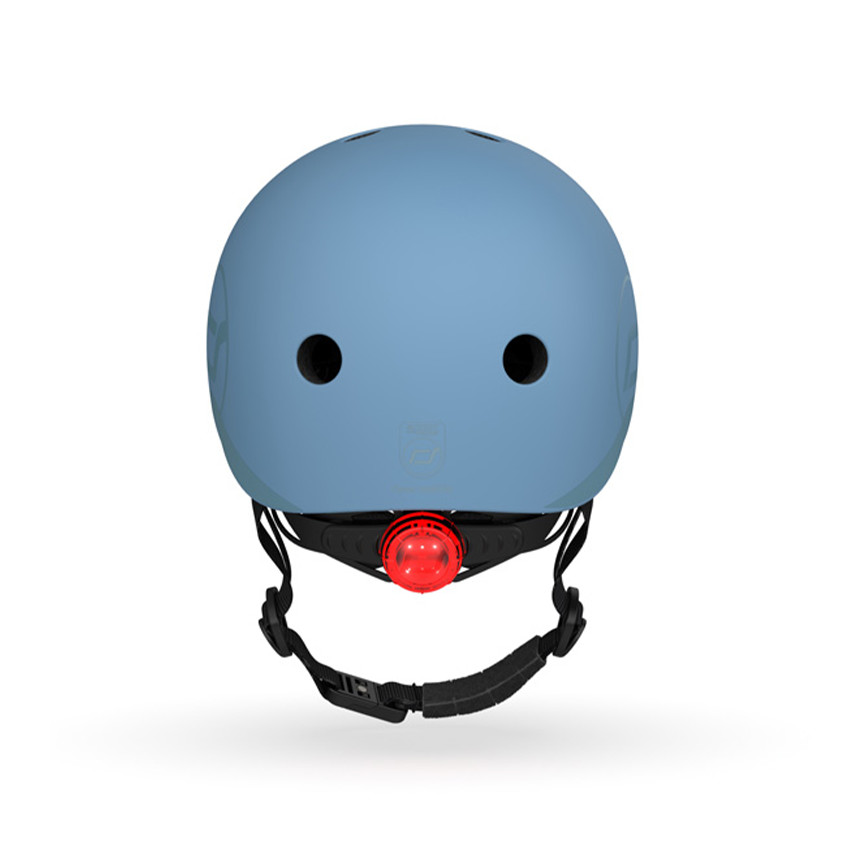 Casco infantil Scoot&Ride S-M 51-55cm Steel gris azul 