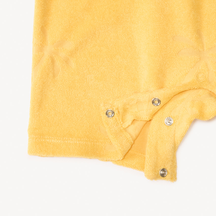 Overall de felpa con palmeras en relieve para bebé niño 
