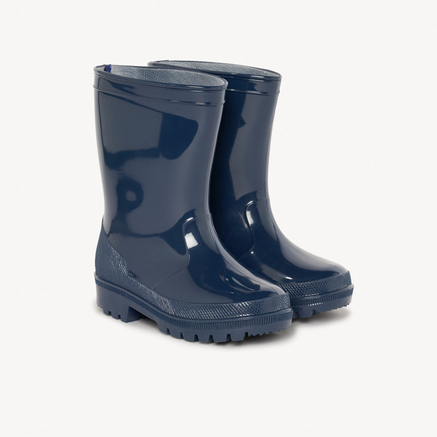 Bottes de pluie vernies unies pour garçon 