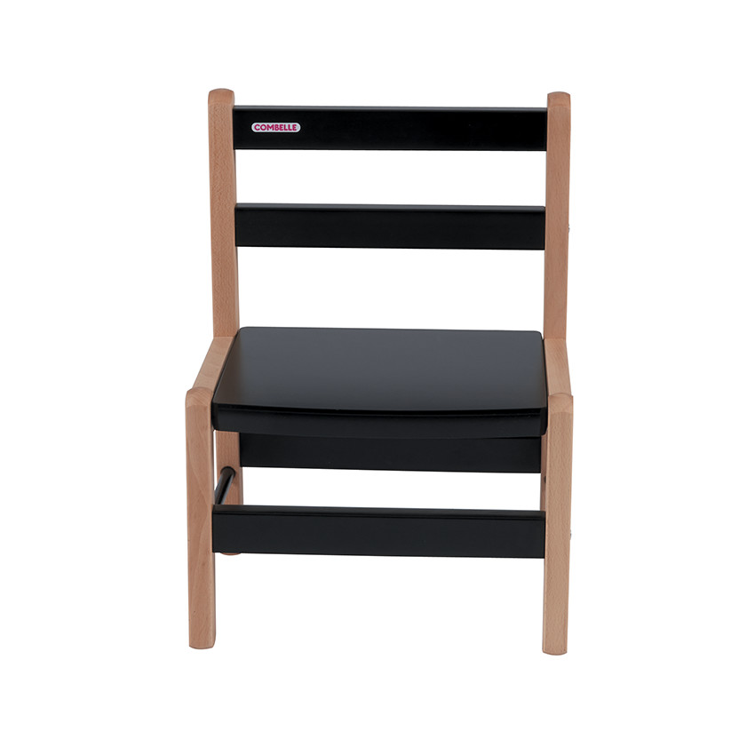 Silla infantil – bicolor natural/ negro 