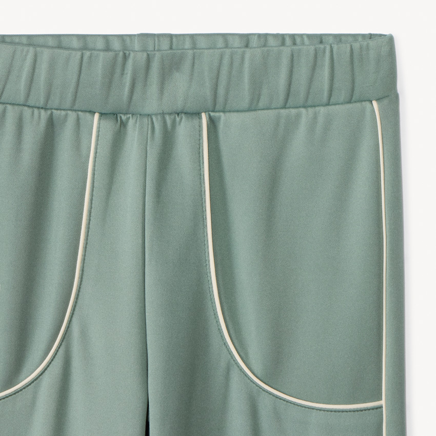 Conjunto de chándal liso con capucha para niña 