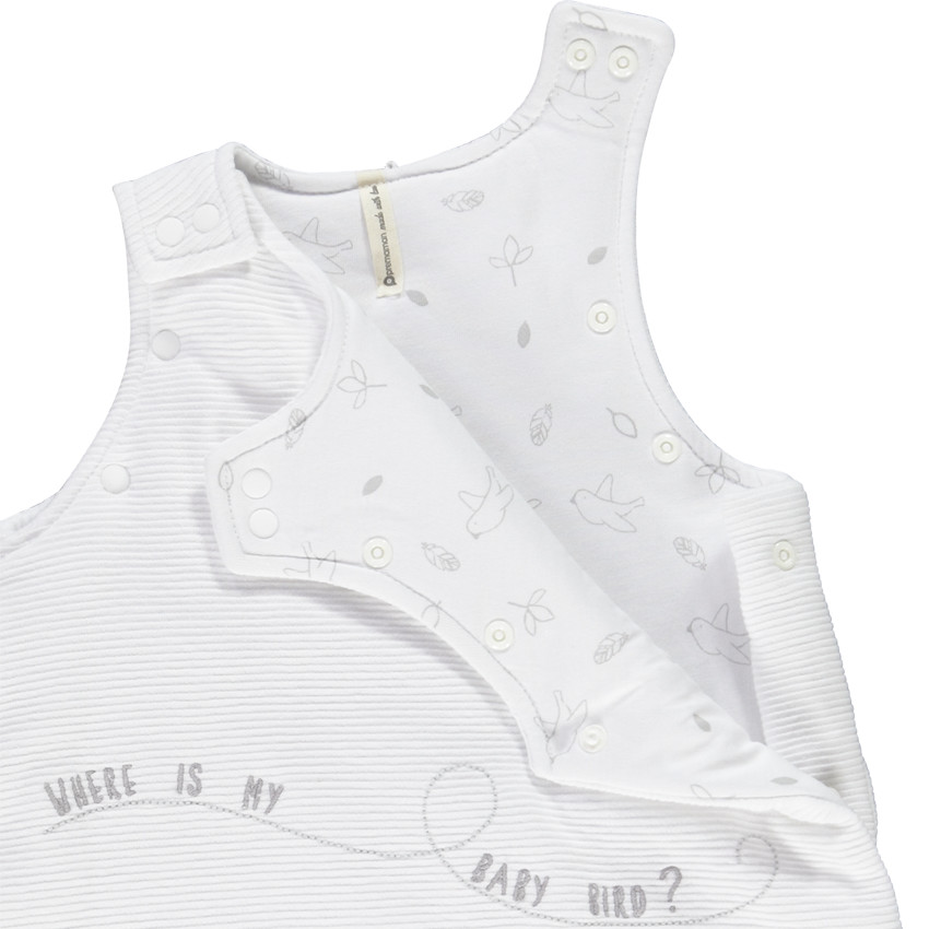 Pelele especial para prematuros con mangas largas desmontables en poliéster forrado de algodón TOG 2 