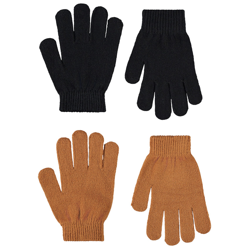 Lote de 2 pares de guantes de punto Main Lote de 2 pares de guantes de punto