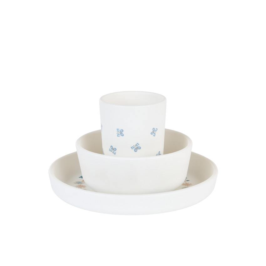 Set de comida de silicona de 5 piezas - Tiny Flowers 